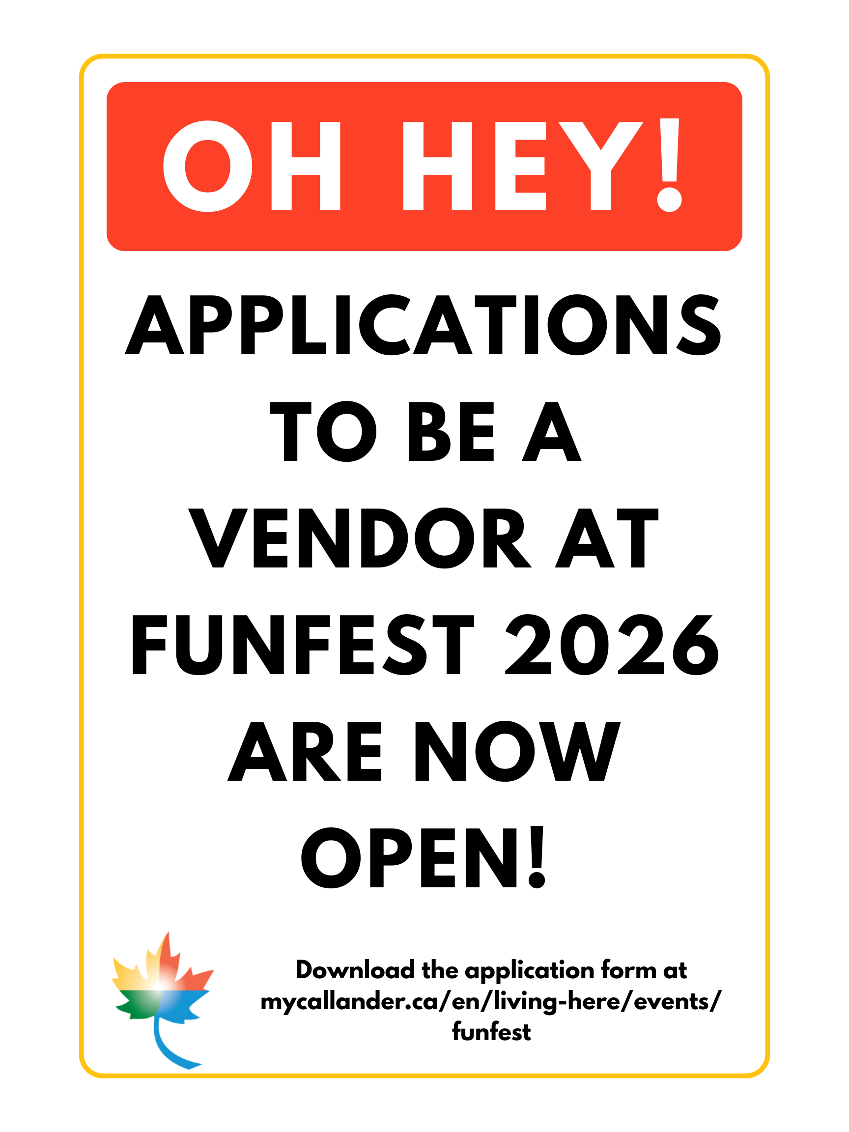 📣 FunFest 2026 Vendor Applications Are Now Open!